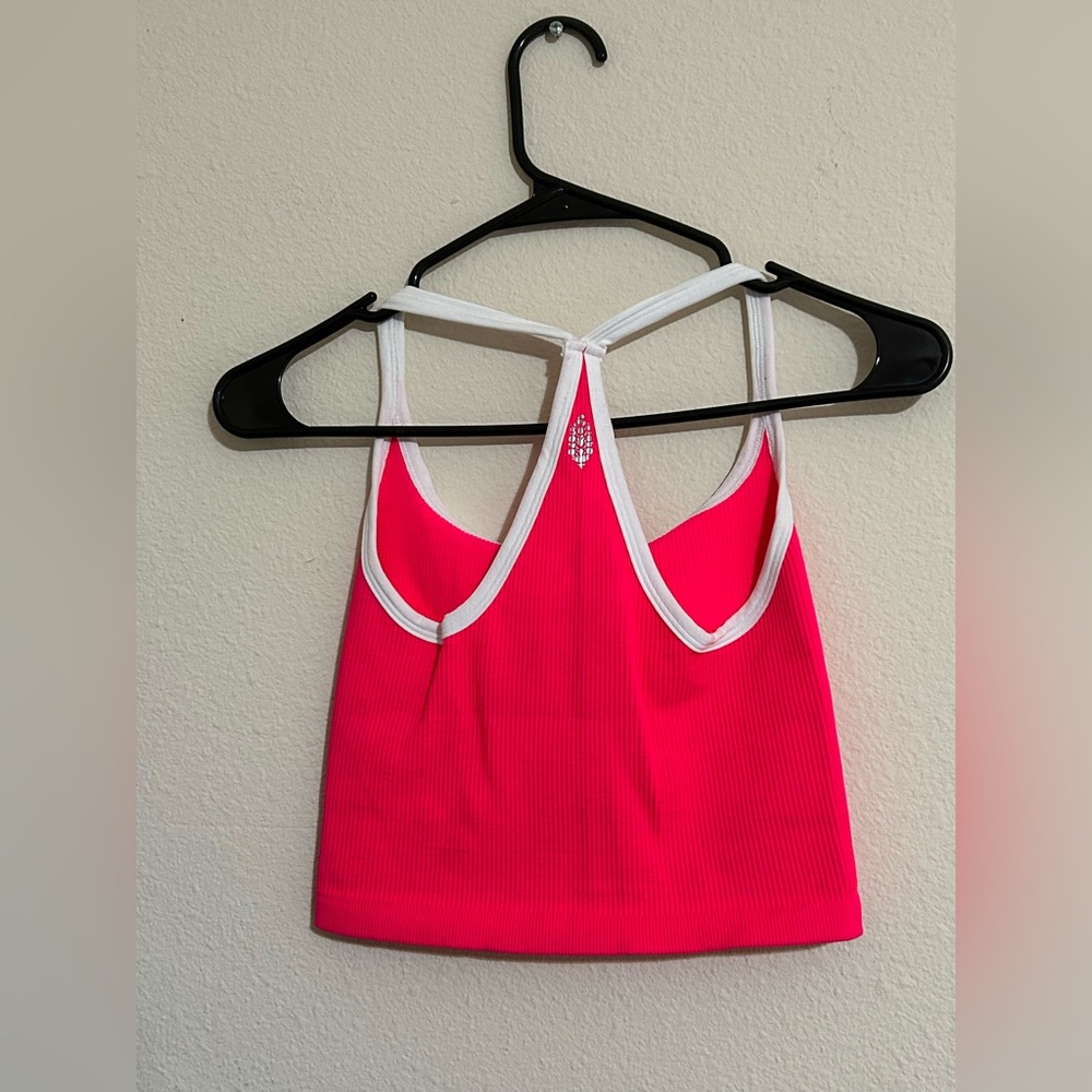 NWOT- Free People Movement Happiness Runs Sweetheart Colorblock Crop Tank - Picture 4 of 6